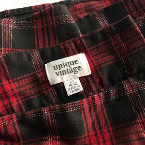 Unique Vintage Retro Sparkle Vivien Swing Skirt